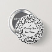 Randomly Quote Jane Austen Ronde Button 5,7 Cm (Voorkant /achterkant)