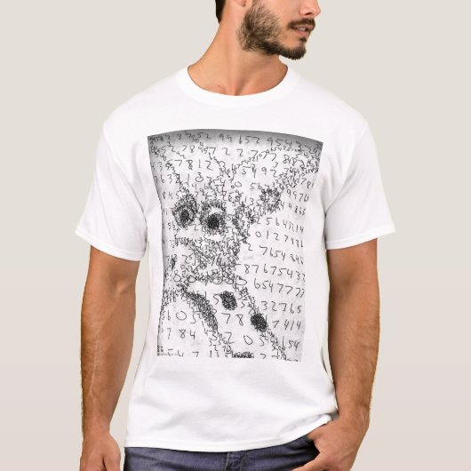 randomnummergiraf t-shirt (Voorkant)