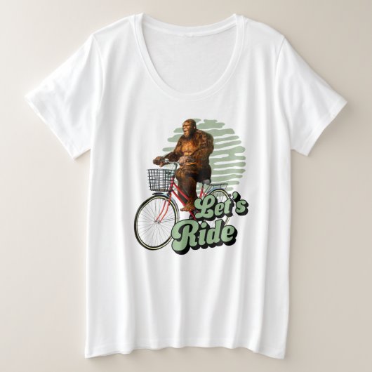 Randonnée à vélo dans la forêt de Sasquatch (Design devant)