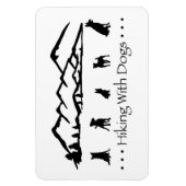 Randonnée avec chien Flex Magnet (Vertical)