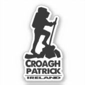 Randonnée Croagh Patrick - Irlande - Sticker (Recto)