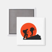 randonnée d'amour magnet du concepteur cool (Recto/Verso)