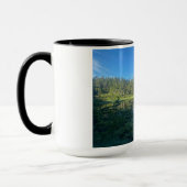 Randonnée dans la forêt tropicale en Alaska Mug (Gauche)