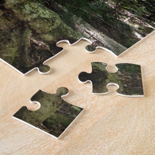 Randonnée de forêt photo puzzle puzzle (Côté)