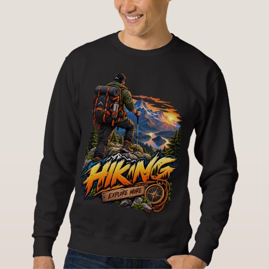 Randonnée Découvrez Plus Sweat Graphique d'Aventur (Devant)