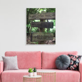 Randonnée du panneau de signalisation sur toile (Insitu(Salon))