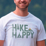 Randonnée Happy Camper Hiker Famille de Randonnées<br><div class="desc">Élevez votre style de plein air avec nos chemises de randonnée "Hike Happy" assorties! Conçus pour l'âme aventureuse, ces tee - shirts captent l'essence du randonnée, du camping et de l'alpinisme. Embrassez les sommets, partez à la conquête des montagnes et express votre amour pour le grand air. Le cadeau idéal...</div>