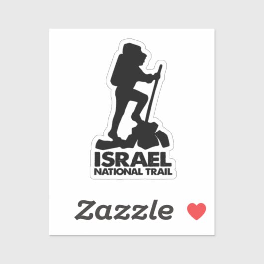 Randonnée - Israel National Trail - Sticker (Feuille)