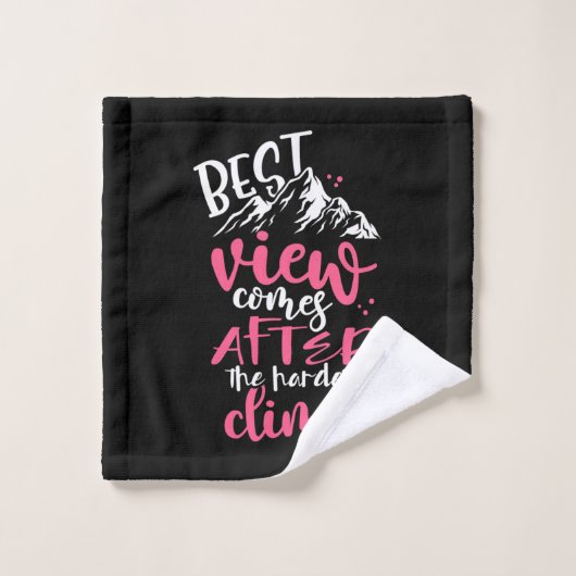 Randonnée Meilleure Vue Arrive Après La Montée La (Gant de toilette)