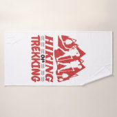 Randonnée ou trekking (Serviette de bain)
