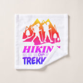 Randonnée ou trekking (Gant de toilette)