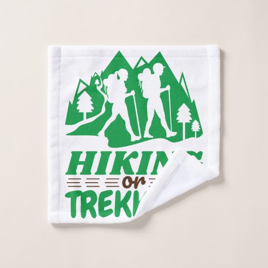 Randonnée ou trekking (Gant de toilette)