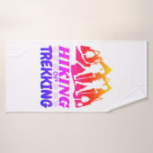 Randonnée ou trekking (Serviette de bain)