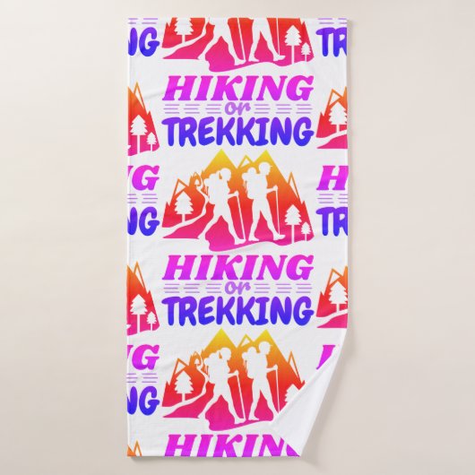 Randonnée ou trekking (Serviette de bain)