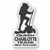 Randonnée - piste Queen Charlotte - Sticker Nouvel (Recto)