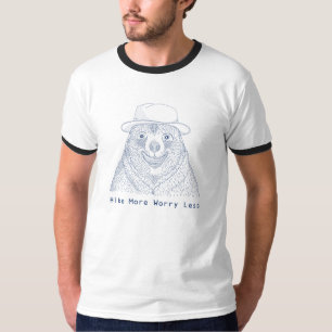 Randonnée Plus Inquiète / T-shirt Ours Souriant