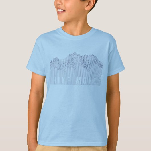 Randonnée Plus Montagnes T-Shirt (Devant)