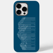 Randonnée Plus Montagnes White Coque-Mate coque ip (Verso)