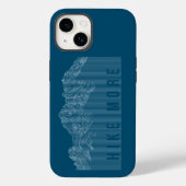 Randonnée Plus Montagnes White Coque-Mate coque ip (Verso)