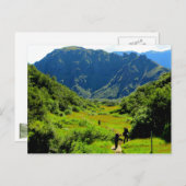 Randonnée Thórsmörk, Carte postale Islande (Devant / Derrière)