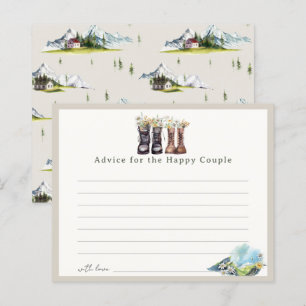 Randonnées Boots Couples Carte de conseil douche