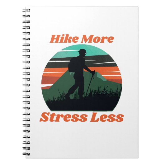 Randonner Plus, Stress Moins Carnet Spiral (Devant)