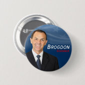 Randy Brogdon voor gouverneur Button (Voorkant /achterkant)