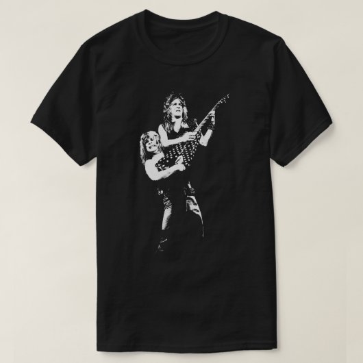 Randy en Oz - De witte Stencil Essential T-Shirt (Design voorkant)