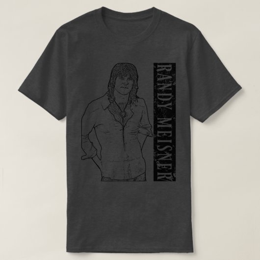 Randy Meisner Bass T-shirt (Design voorkant)