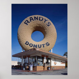 Randy's Donuts California, Middeleeuwse Modern Poster