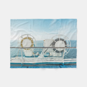 Rang van een cruiseschip fleece deken
