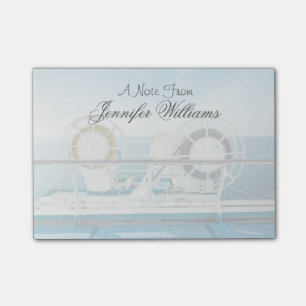 Rang van een cruiseschip post-it® notes
