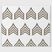 rang van sergeant cadeaupapier (Vlak)