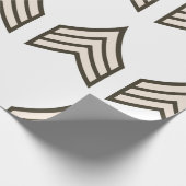rang van sergeant cadeaupapier (Hoek)