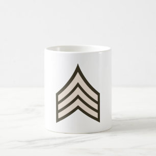 rang van sergeant der eerste klasse koffiemok