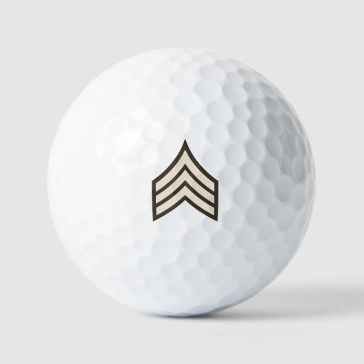 rang van sergeant golfballen (Voorkant)