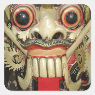 RANGDA! VIERKANTE STICKER