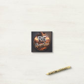 Range geek western logo aangepast post-it® notes (Op bureau)
