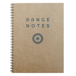 Range Notes - Shooting Range Logbook Notitieboek