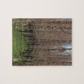 Rangée d'arbres créée dans un puzzle (Horizontal)