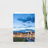 Rangée de statues illuminées à Padova (Dos)