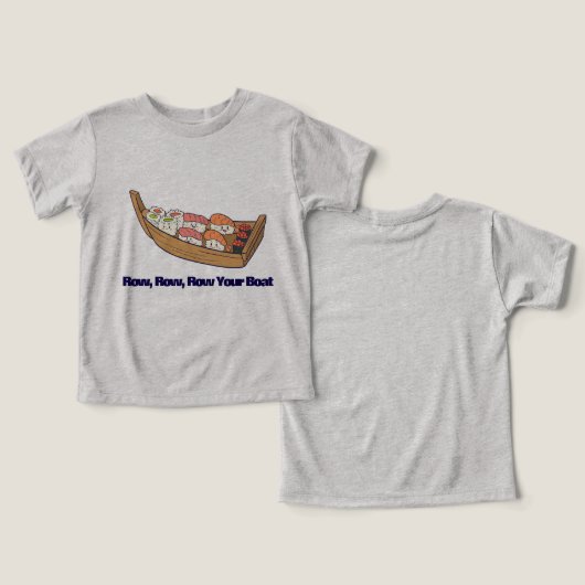 Rangée, Rangée, Rangée Votre Bateau (Design Recto & Verso)