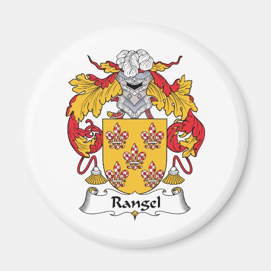 Rangel Family Crest Magneet (Voorkant)