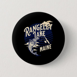 Rangeley Lake Maine Fly Fishing Forel B Visser Sou Ronde Button 5,7 Cm