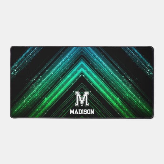 Rangement de galaxie verte en métal brillant Monog (Recto)