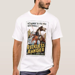 Ranger 1937 film poster T-shirt zonder roekeloosh