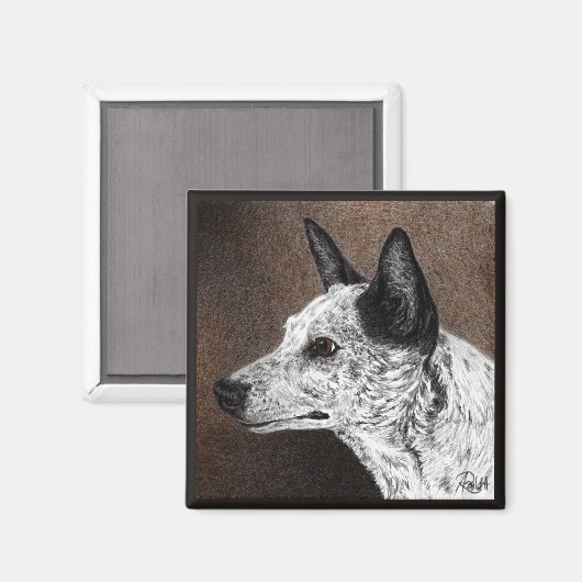 Ranger - Cattle Dog Magnet Magneet (Voorkant / Achterkant)