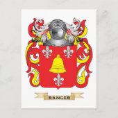 Ranger Coat of Arms (familiekust) Briefkaart (Voorkant)