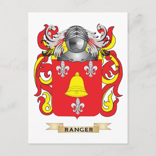 Ranger Coat of Arms (familiekust) Briefkaart (Voorkant)