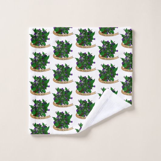 Ranger Dice Design Bad Handdoek (Wasdoekje)